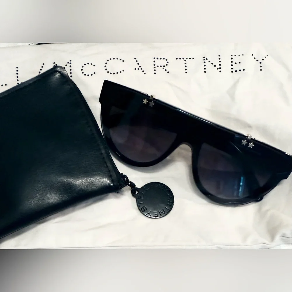 Stella McCartney Detachable Flip Up Flat Top Sunglasses